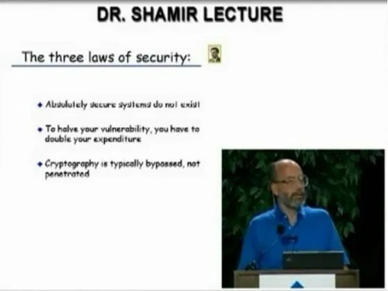 圖靈獎獲得者、信息安全常青樹Adi Shamir 從密碼學到AI對抗性樣本研究